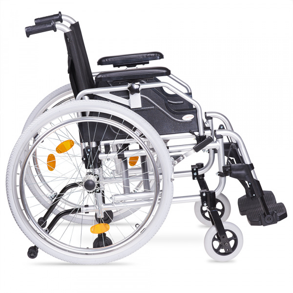 Кресло-коляска для инвалидов FS 959 LQ "Armed", Для труднопроходимых мест и возможностью регулировки положения задних колес по высоте
