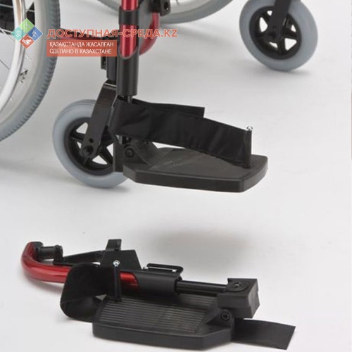 Кресло-коляска инвалидное "Доступная-среда.kz" (DS251A-LE, Механическая, Усиленная рама), Предназначена для передвижения больных и инвалидов с частичной утратой функций опорно-двигательного аппарата по любым покрытиям фото 20