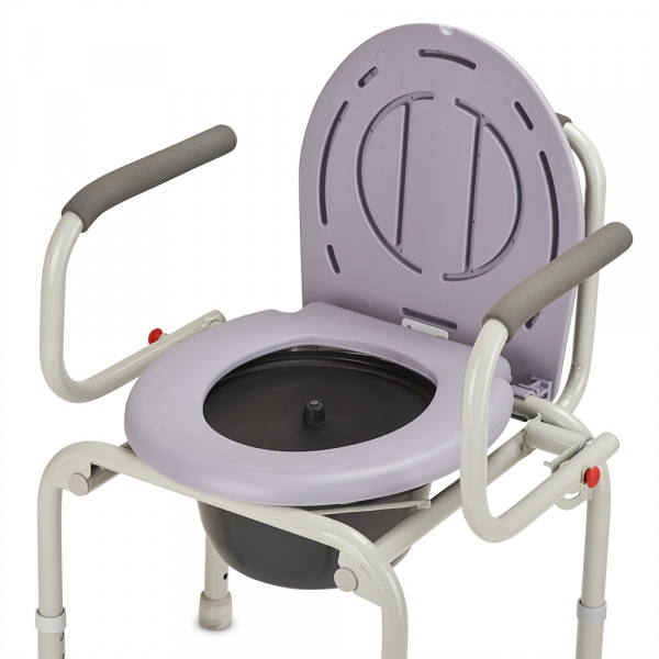 Кресло-туалет с санитарным оснащением "АРМЕД" ФС813, Облегчает уход за малоподвижными пациентами и инвалидами как в стационаре, так и дома