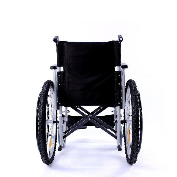 Кресло-коляска инвалидное "Доступная-среда.kz" DS110-3, Предназначена для самостоятельного пользования, так и с сопровождающим лицом