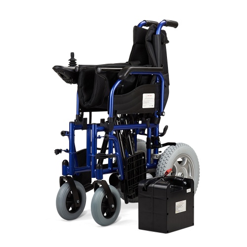 Кресло-коляска для инвалидов электрическая FS 111A "Armed" (пневмо задние колёса, литые передние) фото 21