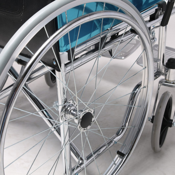 Кресло-коляска инвалидное "Доступная-среда.kz" DS112-1, Предназначена для людей с инвалидностью, для пожилых людей, больных с нарушениями опорно-двигательного аппарата и проходящих реабилитацию