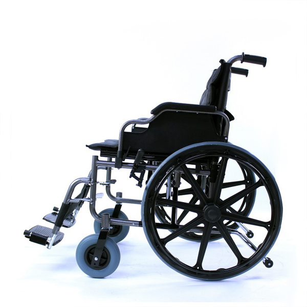 Кресло-коляска инвалидное "Доступная-среда.kz" DS114-1, Разработана для пользователей, которым необходимо более широкое сиденье