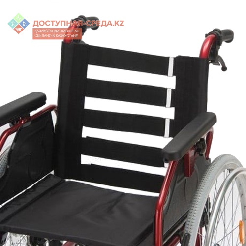 Кресло-коляска инвалидное "Доступная-среда.kz" (DS251A-LE, Механическая, Усиленная рама), Предназначена для передвижения больных и инвалидов с частичной утратой функций опорно-двигательного аппарата по любым покрытиям фото 7