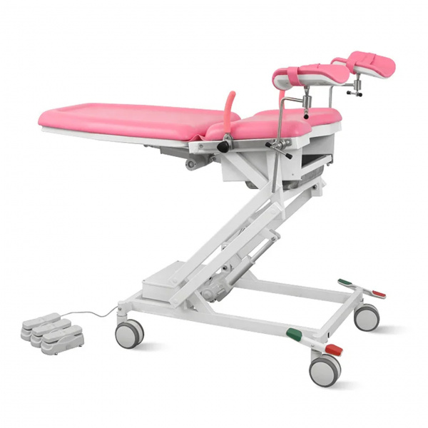 Кресло гинекологическое "KZMED" (Смотровое, электрическое)(KGE-1), Предназначено для использования в амбулаториях и стационарах для гинекологических, урологических и проктологических осмотров и процедур
