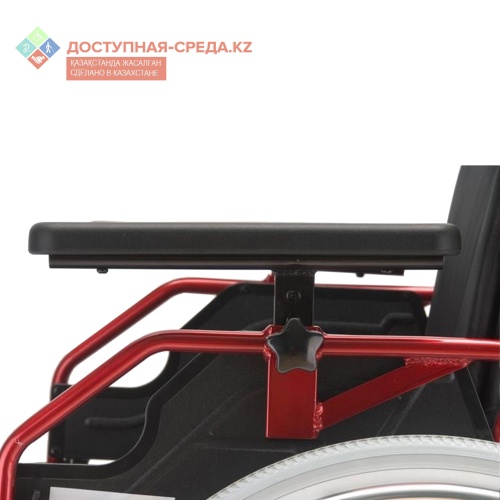 Кресло-коляска инвалидное "Доступная-среда.kz" (DS251A-LE, Механическая, Усиленная рама), Предназначена для передвижения больных и инвалидов с частичной утратой функций опорно-двигательного аппарата по любым покрытиям фото 8
