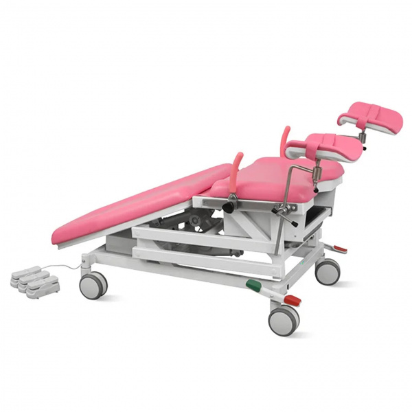Кресло гинекологическое "KZMED" (Смотровое, электрическое)(KGE-1), Предназначено для использования в амбулаториях и стационарах для гинекологических, урологических и проктологических осмотров и процедур