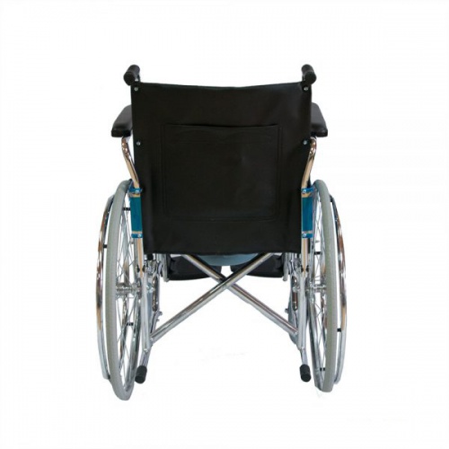 Инвалидная коляска FS 682 со съемным U-образным вырезом (с санитарным оснащением) фото 3
