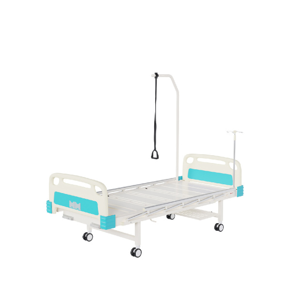 Кровать медицинская "KZMED" (204M спинки ABS), Используется в учреждениях здравоохранения для более комфортного пребывания в больнице лежачих больных<br>
 <br>
 <b>ВНИМАНИЕ! Кровать поставляется с дополнительной комплектацией: инфузионная стойка, стойка для подтягивания и боковые ограждения.</b><br>