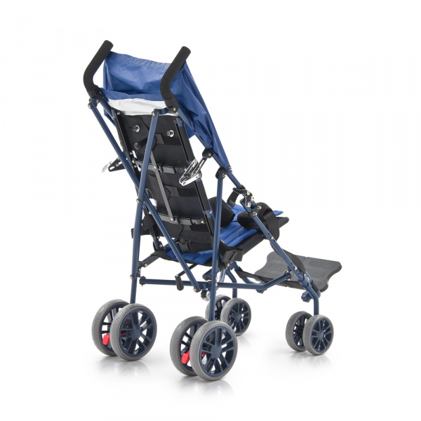 Кресло-коляска для инвалидов FS 258 LBJGP "Armed", Детское кресло-коляска пассивного типа “трость” легко и быстро складывается и занимает минимум места при хранении или переноске
