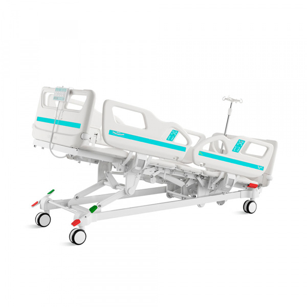 Кровать медицинская "KZMED" (504E спинки и боковые ограждения ABS), Продвинутое решение для ухода и лечения пациентов